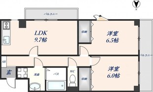 ルディシアコートの物件間取画像